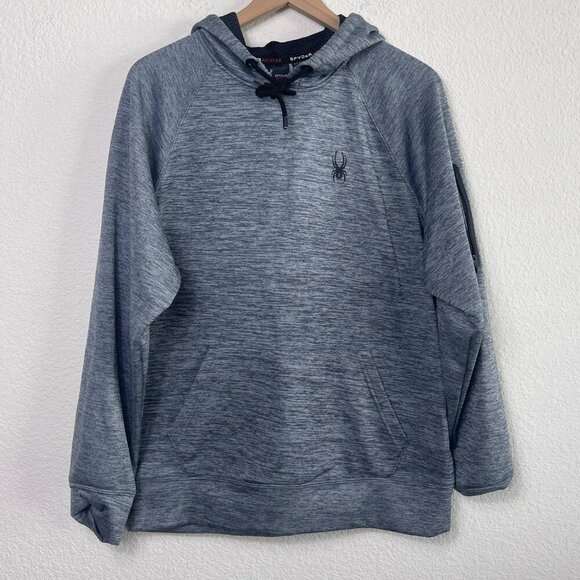 Spyder ProWeb Hoodie – Size Medium – Gray – Style SPM803 - Picture 10 of 11